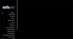 Desktop Screenshot of mattepost.com
